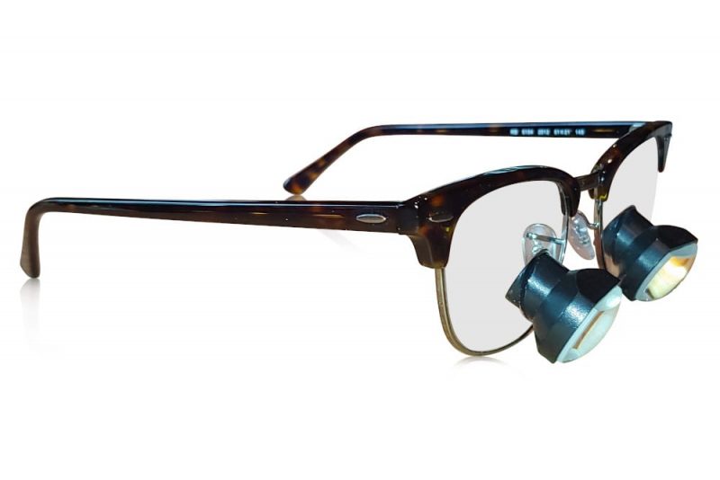 RayBan Loupe Frame MediLoupes